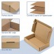 Wintcomfort 25팩 배송 상자, 10 x 10 x 2인치 골판지 포장 비즈니스 포장, 선물, 장식, 갈색 크래프트용 소형 우편물 상자