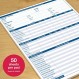 글로벌 인쇄 제품 부동산 거래 기록, 2팩, 8.5"x11", 50매/패드