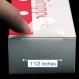 ChromaLabel 1.50인치 원형 투명 웨이퍼 씰, 롤당 스티커 1000개, 비천공