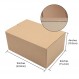 SEJOVAZE 6x4x4 판지 상자 우편물, 중소기업 포장 우편물용 크래프트 골판지 소형 배송 상자, 25팩(6X4X4)