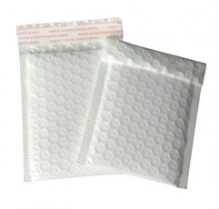 5x7인치 흰색 폴리 버블 메일러 패딩 봉투 자체 밀봉 배송 가방 50팩