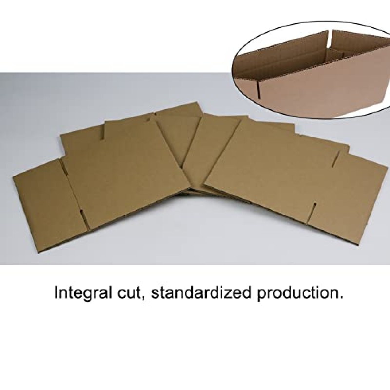SUNLPH 50팩 8x4x4인치 배송 상자, 우편 및 포장용 소형 골판지 상자, 갈색