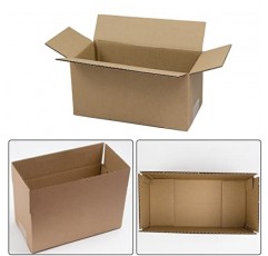 SUNLPH 50팩 8x4x4인치 배송 상자, 우편 및 포장용 소형 골판지 상자, 갈색