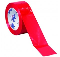 상단 팩 공급 강한 빨간색 포장 테이프, 롤당 2인치 x 110야드(36롤), 두꺼운 2.2밀, 색상 코딩, 정리, 이동, 포장, 운송 및 보관용
