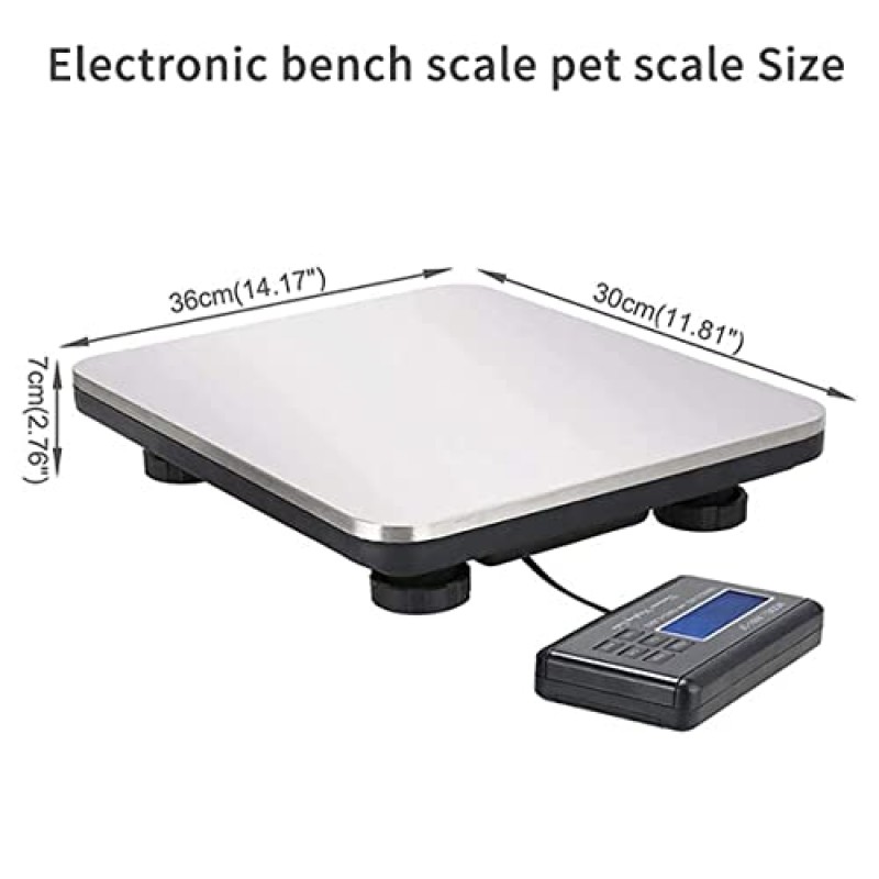 XENITE 150KG/0.05KG 디지털 전자 소포 저울 300KG/0.1KG LCD 디스플레이가있는 정밀 우편 저울 가정용 애완 동물 저울 저울