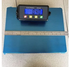 AISHFP 661lbs/0.22lb 패키지용 디지털 배송 저울 스테인레스 스틸 대형 플랫폼 비즈니스용 헤비듀티 우편 저울, 소포 강아지 저울(크기: 100kg/5g)