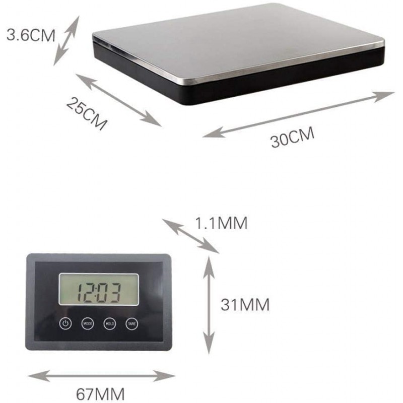 180kg/100g 디지털 전자 저울 고정밀 휴대용 다기능 저울 상업용 상점 동물 소포 저울 요리 저울