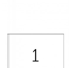 HERMA 접착식 소포 라벨, A4 시트당 라벨 1개, 레이저 및 잉크젯 프린터용 라벨 400개, 148.5 x 205mm(8690), 흰색