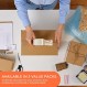 PackageZoom 투명 포장 테이프 2롤 x 110야드 상자 밀봉 및 이동, 우편물 발송, 사무실 보관 및 테이프 건 리필용 내구성 접착 포장 테이프 2" 너비, 1.9밀