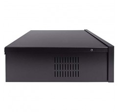 Navepoint DVR 보안 튼튼한 잠금 상자(팬 포함) 15인치 x 15인치 x 5인치 블랙