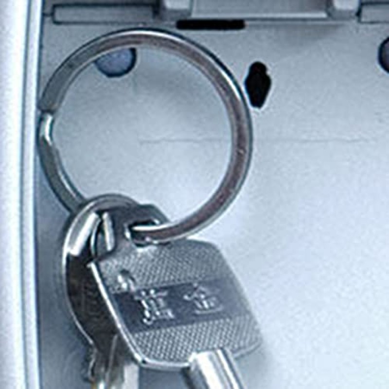 키 캐비닛 키 잠금 상자 키 안전 벽걸이 형 대용량 키 박스 (보호 커버 포함) 실내 옥외용 4 자리 키 보관 상자 (색상 : 검정색, 크기 : 7.2x4x12cm)