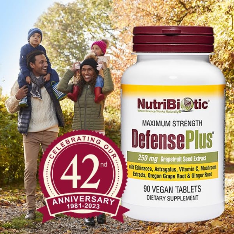 NutriBiotic Defenseplus 정제, 250mg, 90개