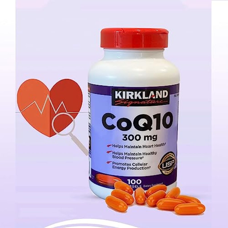 Stynghj CoQ10 300mg, 소프트젤 100개 - 건강한 혈압을 유지하고 에너지 생산을 촉진합니다. 100개(1팩)