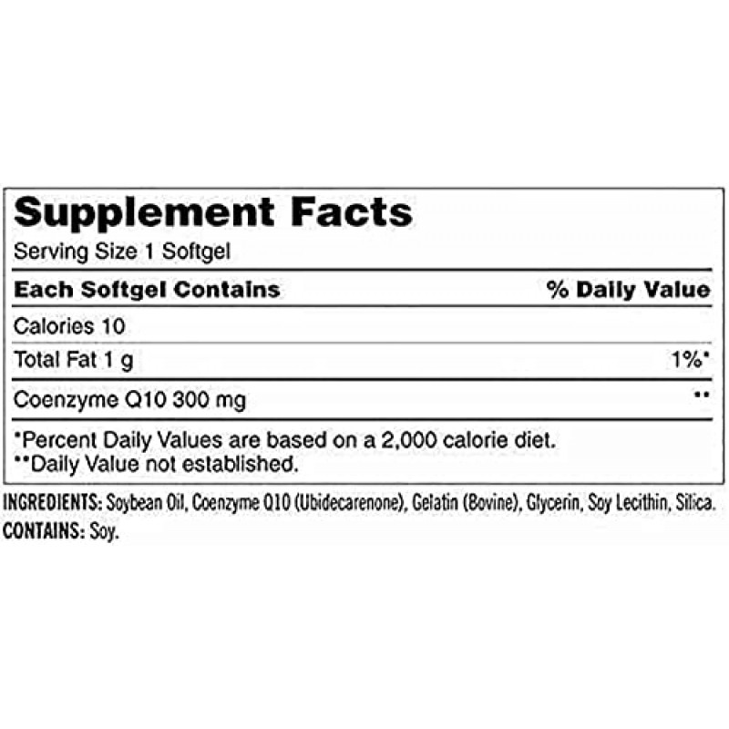 Stynghj CoQ10 300mg, 소프트젤 100개 - 건강한 혈압을 유지하고 에너지 생산을 촉진합니다. 100개(1팩)