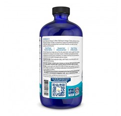 Nordic Naturals 오메가-3, 레몬 맛 - 16온스 - 1560mg 오메가-3 - 생선 기름 - EPA 및 DHA - 면역 지원, 뇌 및 심장 건강, 최적의 웰니스 - 비 GMO - 96회분