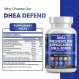 남성 및 여성을 위한 DHEA 200mg 보충제 프레그네놀론 100mg(DIM 포함) Ashwagandha 3000mg 붕소 6mg 복합 칼슘 마그네슘 아연 50mg 비타민 D3 5000iu 호르몬 지원 캡슐 알약 - 미국산 60Ct