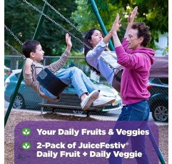 Natrol JuiceFestiv SelenoExcell 및 전체 식품 [Phyto] 영양소가 포함된 일일 과일 및 채소, 더 나은 영양(및 전반적인 웰빙)을 지원하는 건강 보조 식품, 60 캡슐(2팩), 30일 분량