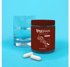 TruBrain Nootropic Capsules - 집중력, 에너지, 선명도. 빠르게 흡수되는 Nootropics 캡슐 | 두뇌 부스터 | 기억력 향상 | 미루는 습관을 멈추세요 (버섯)