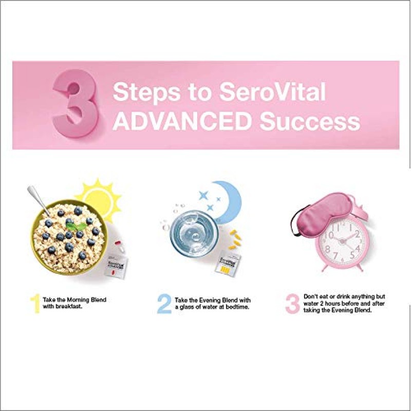 Serovital Advanced for Women - 여성을 위한 노화 방지 보조제 - 콜라겐 생성, 피부 이점, 에너지 및 수면 자극과 관련된 중요 펩타이드 증가 - 30일