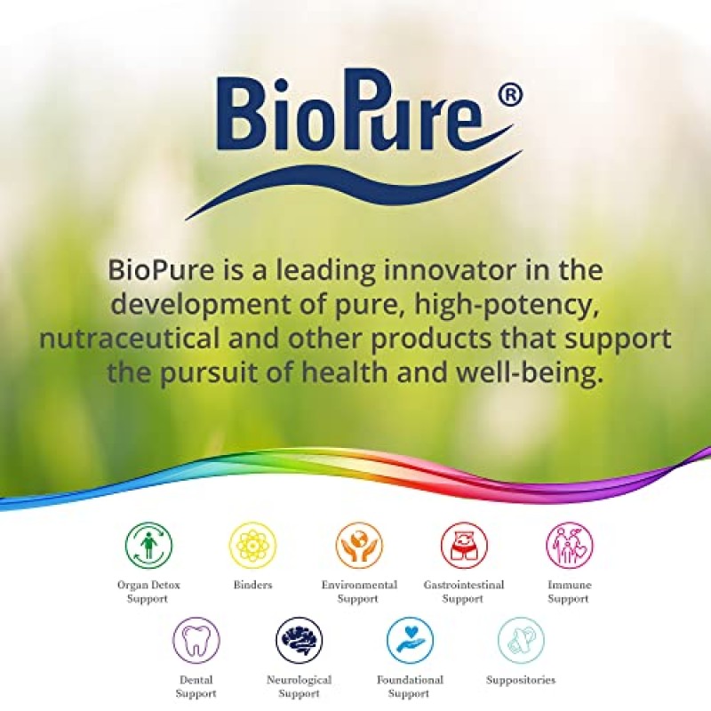 BioPure 클로렐라 불가리스 – 신진대사, 해독 및 면역 기능을 지원하는 단백질, 비타민, 미네랄 및 아미노산이 함유된 영양이 풍부한 기능식품 슈퍼푸드 – 1000정