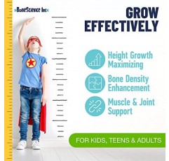 (2개 팩) 키 성장 극대화제 - 자연스러운 키 도달 - 미국산 - 신장 약 뼈 성장 - 성인 및 어린이를 위한 키 성장 보조제 - 신장 증가 약 - 최대 신장 성장 공식