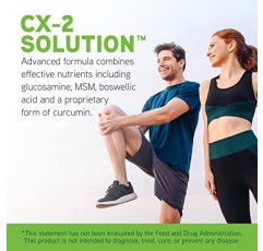 DAVINCI Labs CX-2 솔루션 - 근육 기능, 관절 건강, 수분 공급 및 유연성*을 지원하는 식이 보충제 - 글루코사민 HCl, MSM, 해삼 등 함유 - 글루텐 프리 - 180 캡슐