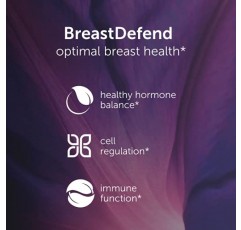 유방 건강, 에스트로겐 호르몬 균형, 세포 건강 및 면역 지원을 위한 EcoNugenics BreastDefend DIM 보충제 - 퀘르세틴, 심황 커큐민 BCM-95, 황기 추출물, 영지 & 칠면조 꼬리(120 캡슐)