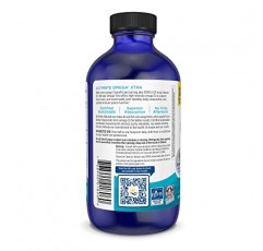Nordic Naturals Ultimate Omega Xtra Liquid, 레몬 맛 - 8온스 - 3400mg 오메가-3 + 1000IU 비타민 D3 - 오메가-3 어유 - EPA 및 DHA - 뇌, 심장, 관절 및 면역 건강 - 유전자 변형 성분 없음 - 48회분