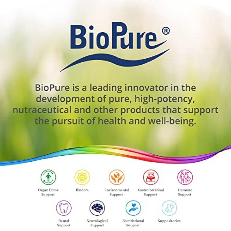 BioPure 클로렐라 피레노이도사 – 100% 유기농, 세포벽이 갈라진, 신진대사, 해독 및 면역력을 지원하는 단백질, 비타민, 미네랄 및 아미노산이 함유된 기능식품 슈퍼푸드 1000정