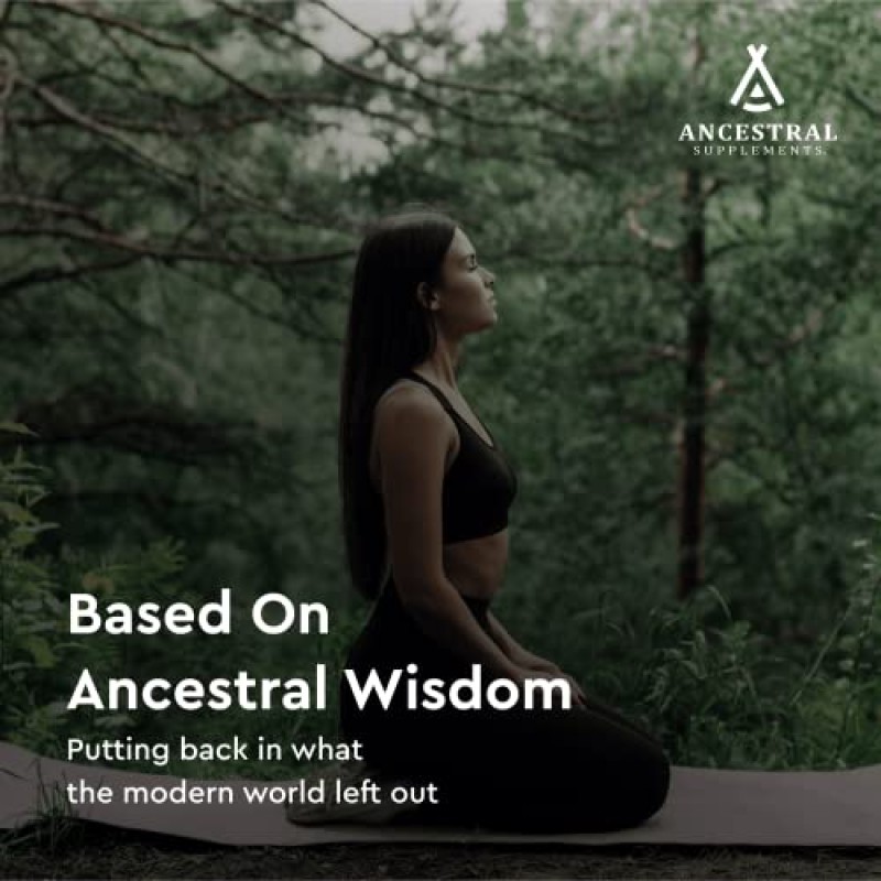 Ancestral Supplements 간 함유 태반 보충제, 여성 모유 수유를 위한 산후 비타민 함유, 폐경 완화 촉진, 줄기 세포가 피부 탄력 지원, 180 캡슐