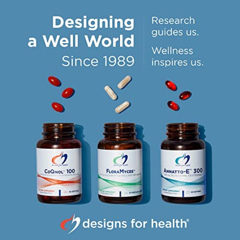 Designs for Health Primal Multi - 엽산, 토코트리에놀, 루테인 + 브로콜리 씨, 면역 지원 비타민 D(2000 IU), C + 아연(120 캡슐)이 함유된 고생물 친화적 종합 비타민 보충제