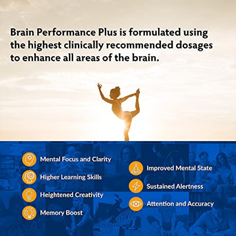 Alkalife Brain Performance Plus – 인지 잠재력을 최대화하고 기억력, 집중력 및 정신 선명도를 높이고 전반적인 뇌 건강을 지원하기 위해 Nootropic를 강화하는 최초의 알칼리성 – 10oz