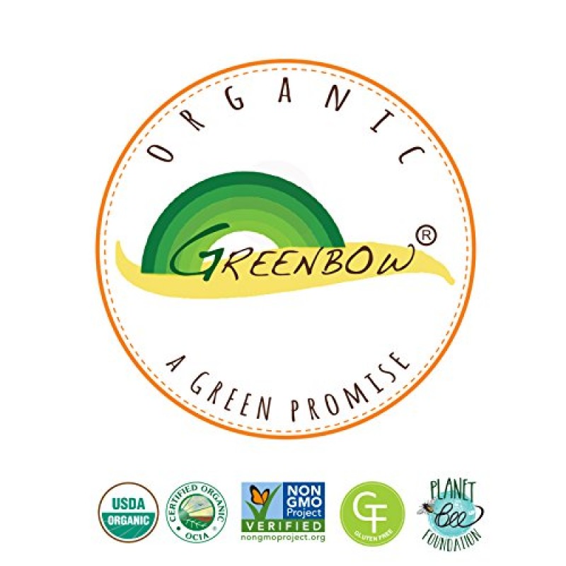 Greenbow 로얄 젤리 파우더 – 100% USDA 인증 유기농 로얄 젤리, 비 GMO, 글루텐 프리 로얄 젤리, 동결 건조 – 가장 영양이 풍부한 제품 중 하나 – 첨가물/향료 없음(42g)