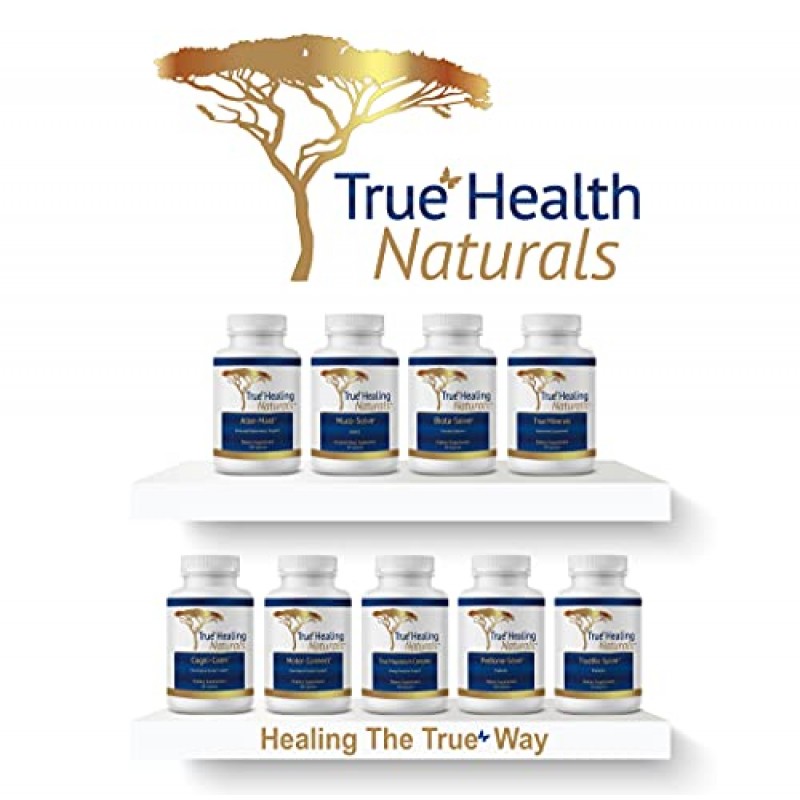 True Healing Naturals - Aller-Mast - 면역 및 염증 지원 - 알레르기 및 비만 세포 활성화로 인한 염증 반응 진정 - 120 캡슐