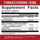 5% 영양 투르케스테론 1200mg + 200mg 엑디스테론 | 최대 순도 및 흡수 | 아스트라긴, 시클로덱스트린, 나린진 복합제 | 120캡슐(1개월분)