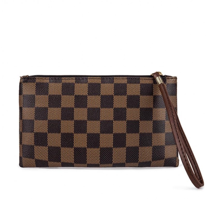 BAGCRAZY 체크 무늬 메이크업 가방, Portabel 가죽 대형 화장품 가방, 여성용 대용량 여행용 화장품 가방 2팩, 경량 디자인 및 방수 세면도구 가방 크리스마스 할로윈 선물