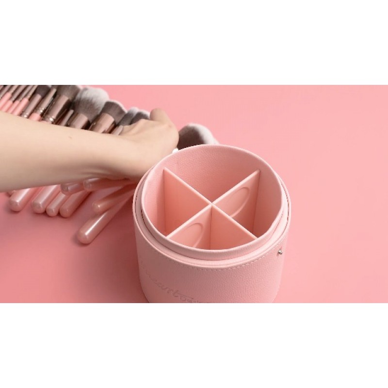 Bueart 디자인 최고의 선물 럭셔리 30Pcs 전문 펄 핑크 디럭스 메이크업 브러쉬 세트 슈퍼 초대형 브러쉬 홀더 케이스 파운데이션 페이스 블렌딩 블러쉬 컨실러 브러쉬 세트 메이크업