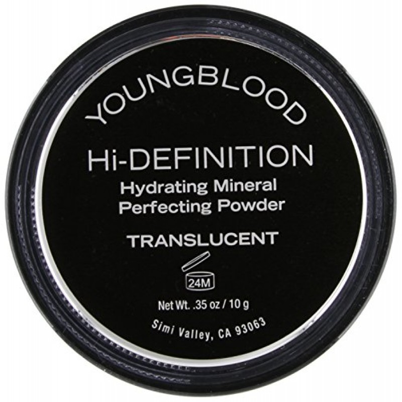 영블러드 클린 럭셔리 코스메틱 하이 데프 하이드레이팅 루스 파우더, 반투명 | 샤인 컨트롤 매트 피니싱 반투명 블러링 파우더 HD 베이킹 세팅 프라이머 | 비건, 잔혹 행위 없음