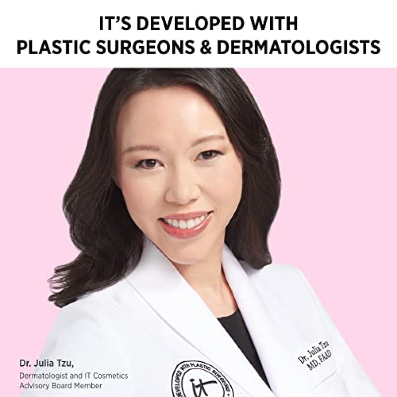 IT Cosmetics Bye Bye Lines 1.5% 히알루론산 세럼 - 2주 안에 눈에 띄게 피부를 탱탱하게 하고 잔주름을 부드럽게 해줍니다 - 펩타이드 + 비타민 B5 함유 - 모든 피부 타입용 - 비건 포뮬러 - 1 액량 온스