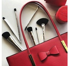 Mirabella 뷰티 프로페셔널 메이크업 브러쉬, 스컬프트 파운데이션 & 컨투어 브러쉬 - 손으로 조각한 브러시드 알루미늄 럭셔리 화장품 브러쉬