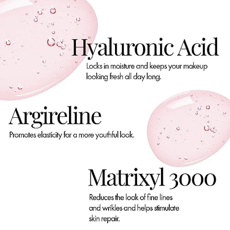 Jerome Alexander의 MagicMinerals 에어브러시 파운데이션 – 에어브러시 파운데이션과 가부키 브러시가 포함된 2개 세트 - 부드럽고 빛나는 피부를 위한 노화 방지 성분이 포함된 스프레이 메이크업(중간)