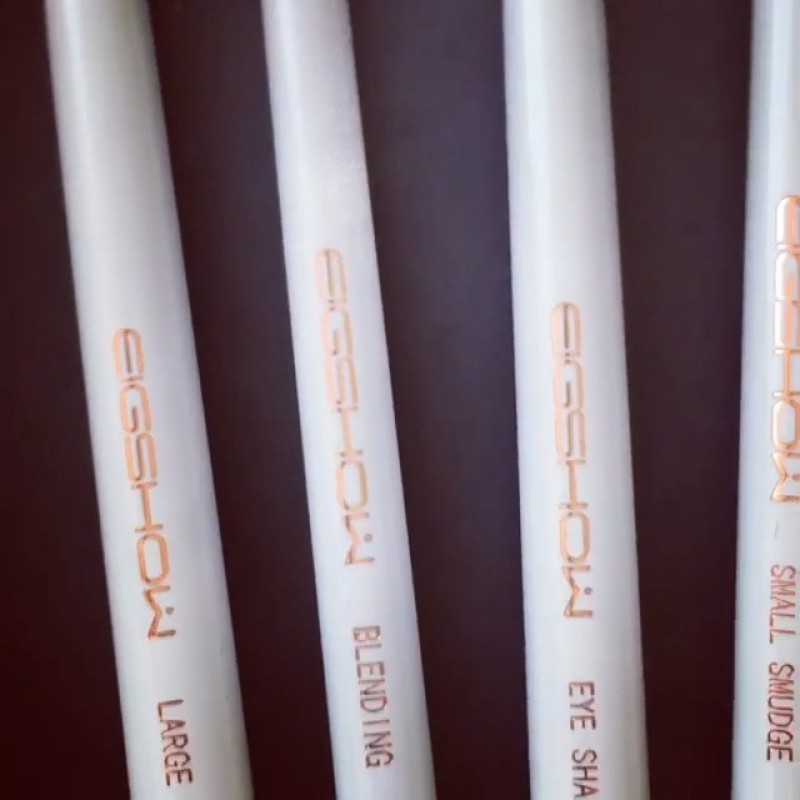 메이크업 브러쉬 12개 전문 화장품 브러쉬,Eigshow 한정판 파운데이션 파우더 컨투어 블러쉬 화장품 아이 브러쉬 세트(럭셔리 화장품 가방 포함)(PRO RoseGold)