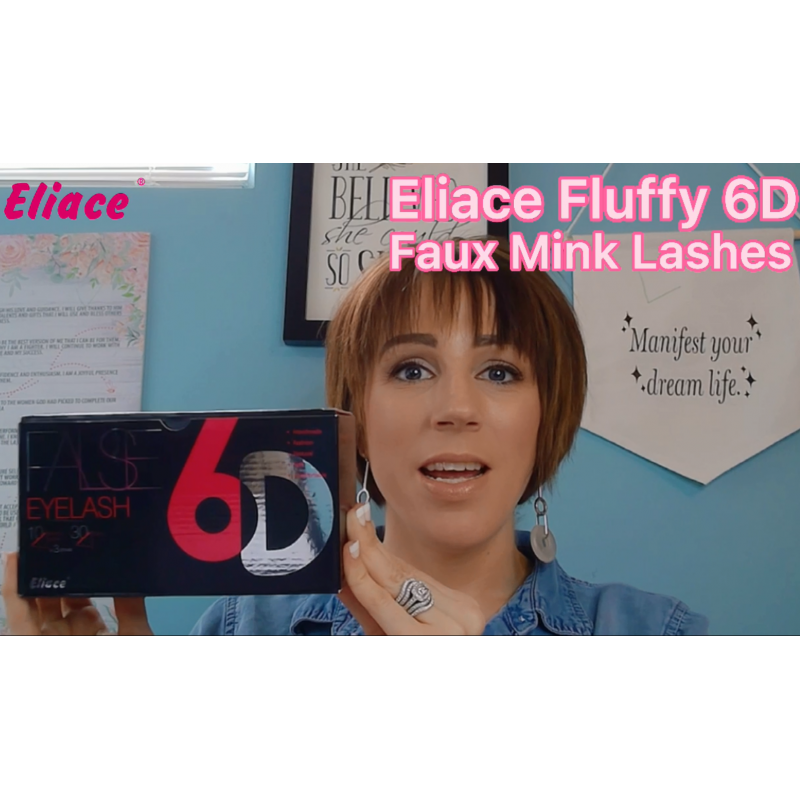엘리아스 래쉬 30쌍 | 럭셔리 6D 밍크 속눈썹 도매 대량 10가지 스타일 혼합 - 전문 메이크업 가짜 속눈썹 고양이 눈 & 전체 푹신한 가짜 속눈썹 천연 밍크 스트립 속눈썹 팩