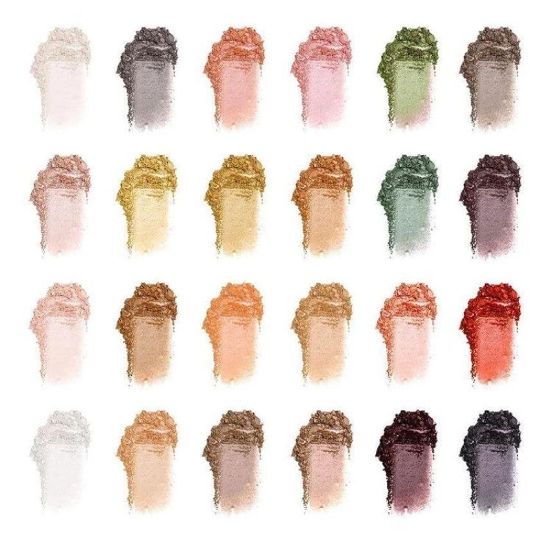 클라라 코스메틱스 24 아이섀도우 팔레트 - 페스티브 럭셔리 바이브런트 볼드 풀 컬러 피그먼트 롱 라스팅 매트 쉬머 아이 섀도우 팔레트 (아부다비)