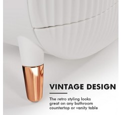 YITONGDA 휴대용 화장품 보관 상자, 화장대용 메이크업 정리함, 욕실용 프레피 스킨 케어 캐디, 옷장 수조, 기숙사, 화장품 디스플레이 랙(흰색).