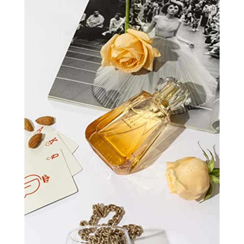 여성용 리버티 럭셔리 플러트 향수(100ml/3.4Oz), 오드뚜왈렛(EDT) 스프레이, 프랑스에서 제작, 플로럴 & 오리엔탈 노트.