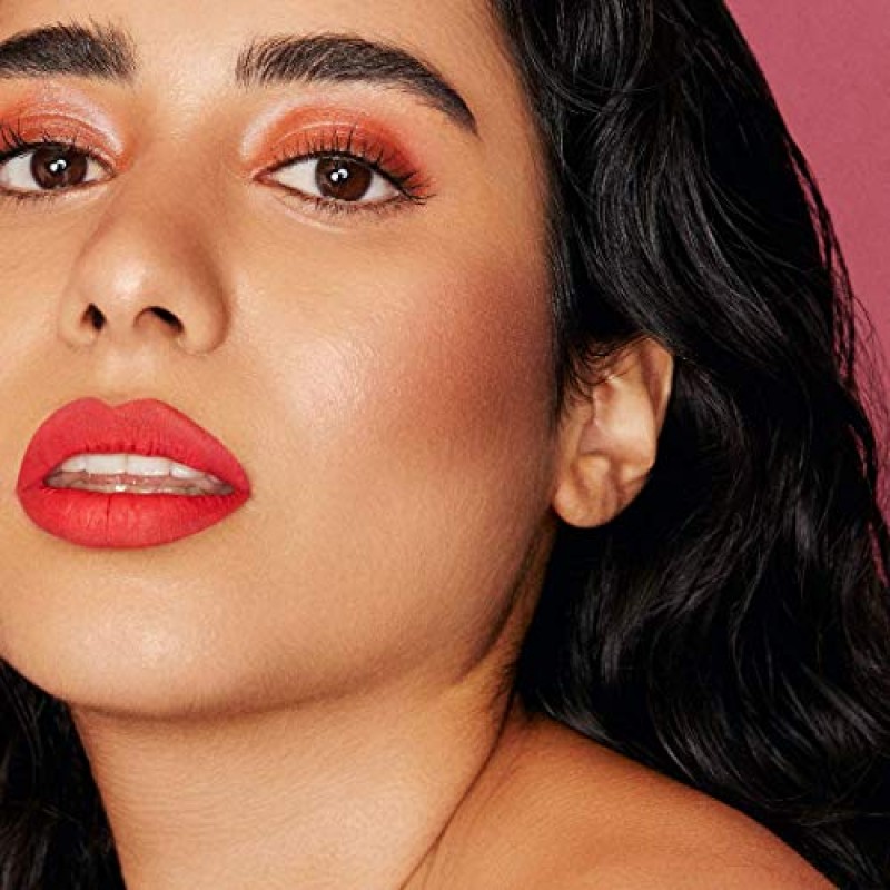 보시 코스메틱 롱래스팅 매트 비건 리퀴드 립스틱 (용기 - 영롱한 코랄 컬러)