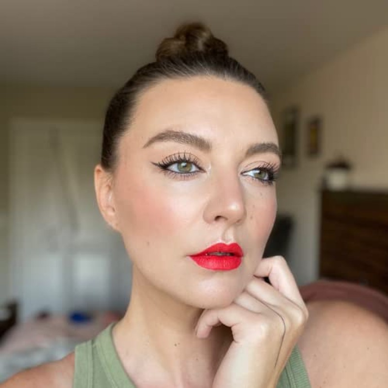 보시 코스메틱 롱래스팅 매트 비건 리퀴드 립스틱 (용기 - 영롱한 코랄 컬러)