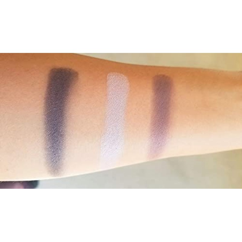 럭셔리 바이 소피아 프레스드 아이섀도우 | 주름 방지 아이섀도우, 고발색 | 천연 성분, 하루 종일 지속(스모키 트리오)