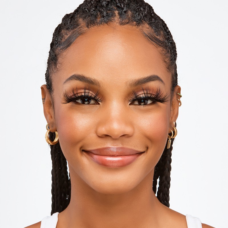 i-ENVY 럭셔리 밍크 컬렉션 인조 속눈썹 100% 리얼 밍크 글래머러스 아이 룩 래쉬 최대 푹신함 3D 멀티 컬 앵글(3팩)